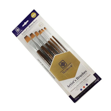 Keep Smiling New Bright Artist Brush Pack of 6 The Stationers
